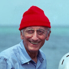 A profile picture of Jacques Cousteau